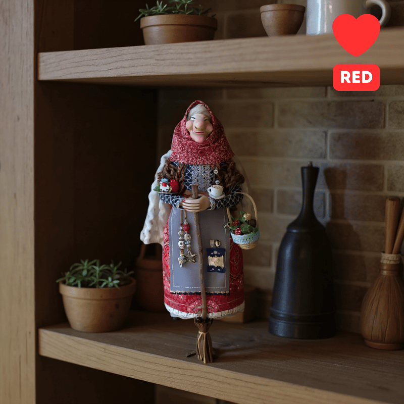 BlessWitch™ Handmade Kitchen Witch Doll