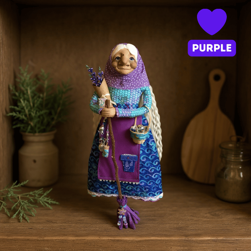BlessWitch™ Handmade Kitchen Witch Doll